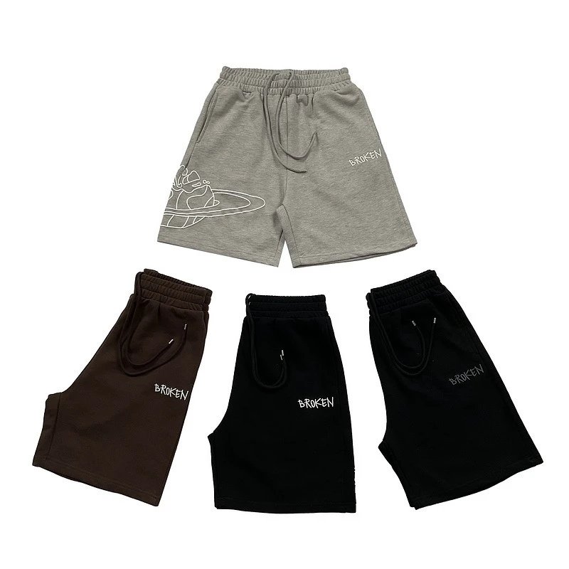 Planet Embroidered Letter Shorts photo 8