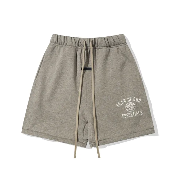 Fear of God Essentials Logo Print Sweatshorts Gray - 1