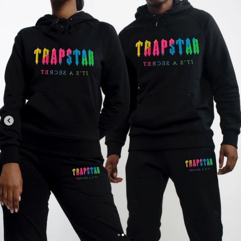 Traphouse Track Pants Black/Gray Sweatpants - 7