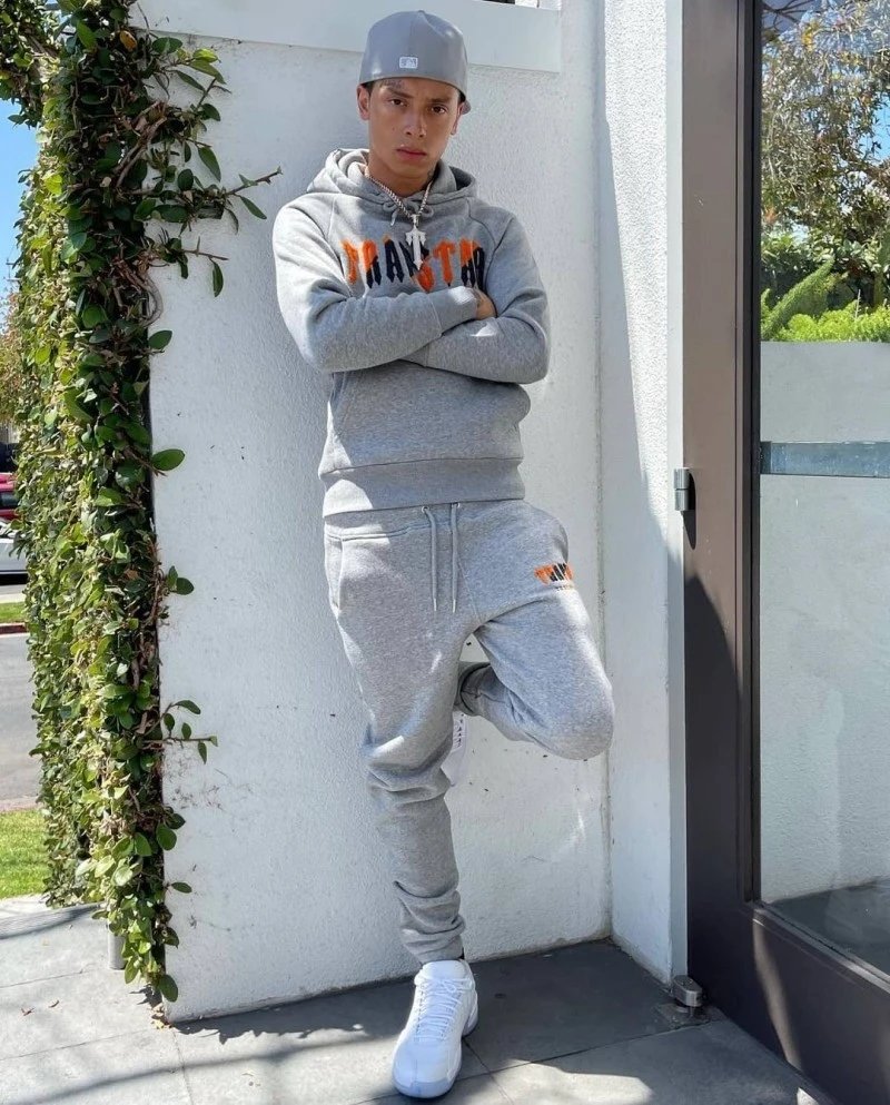 Traphouse Track Pants Black/Gray Sweatpants - 14