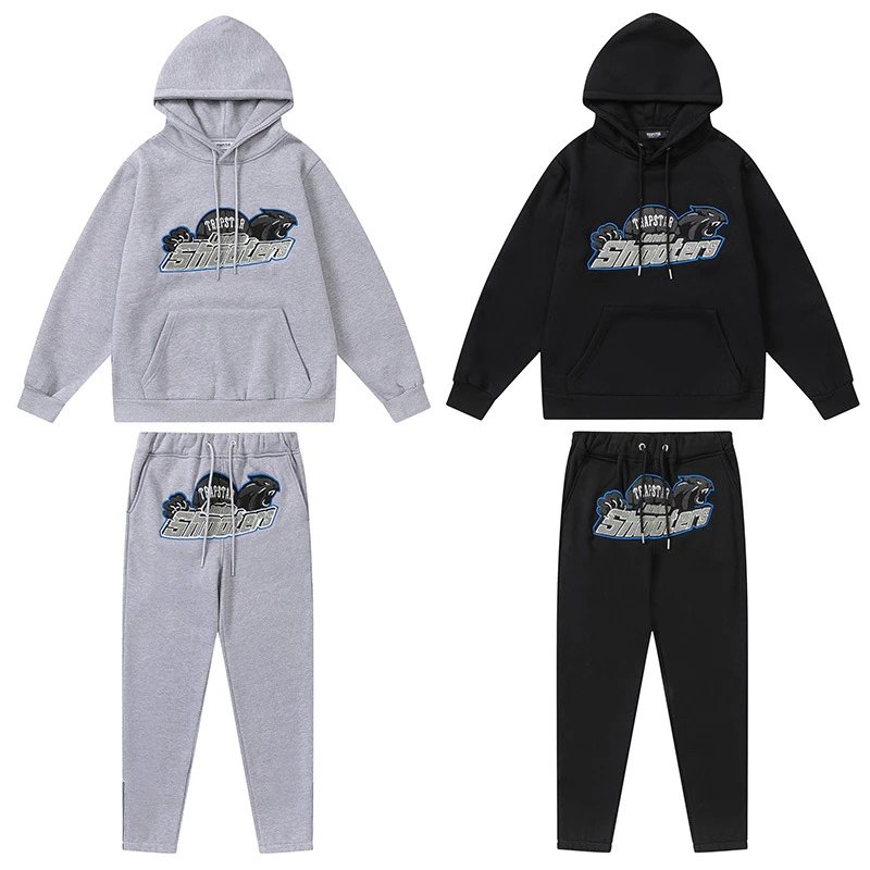 Traphouse Track Pants Black/Gray Sweatpants - 39