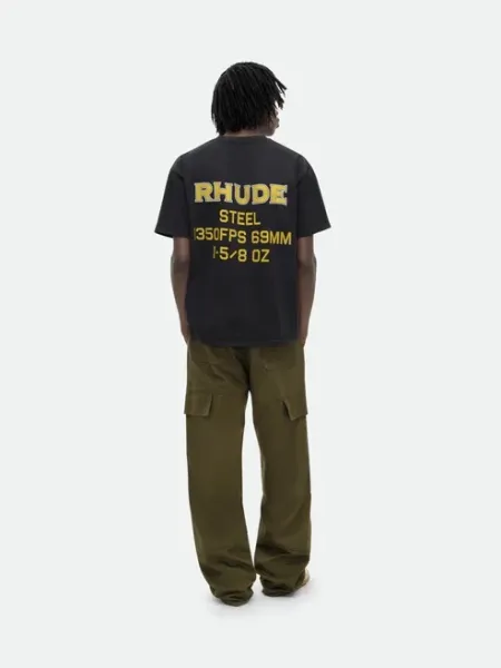Rhude Mountain Logo T-Shirt Off-White - 6