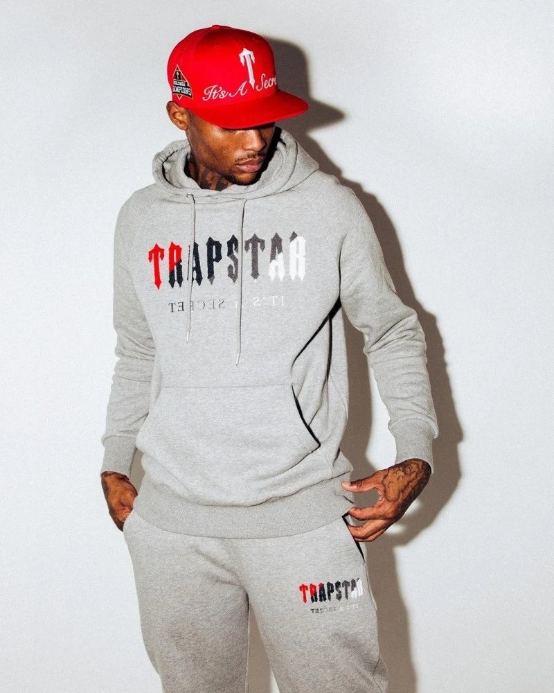 Traphouse Track Pants Black/Gray Sweatpants - 18