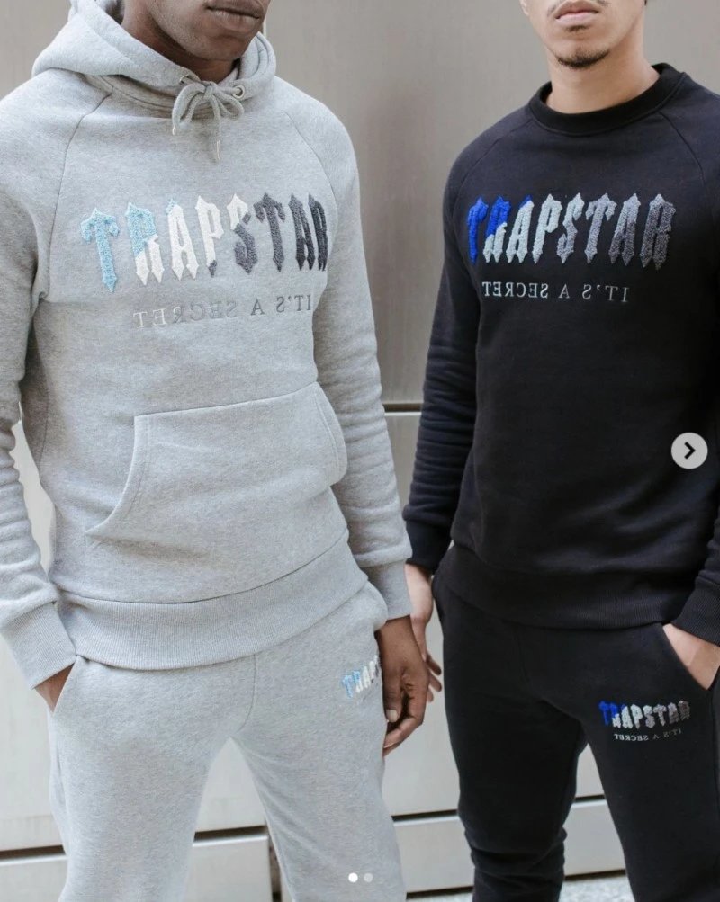 Traphouse Track Pants Black/Gray Sweatpants - 17