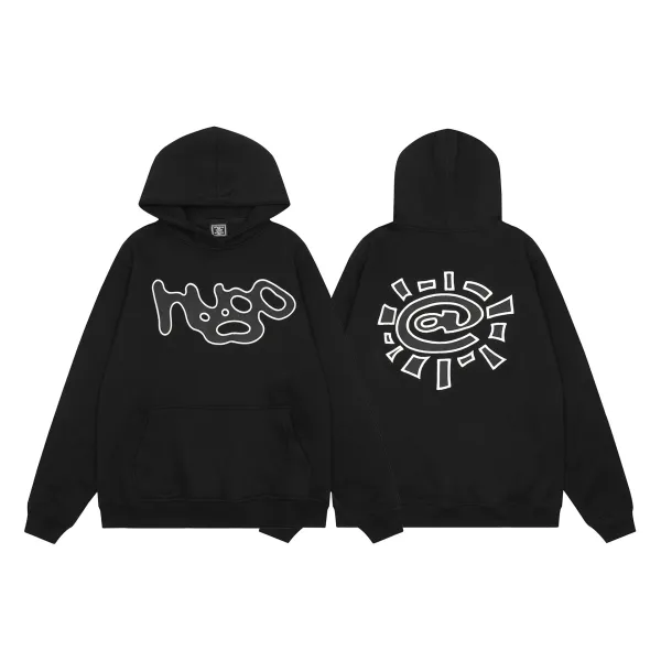 Hugo x Keith Haring Inspired Hoodie Black - 1