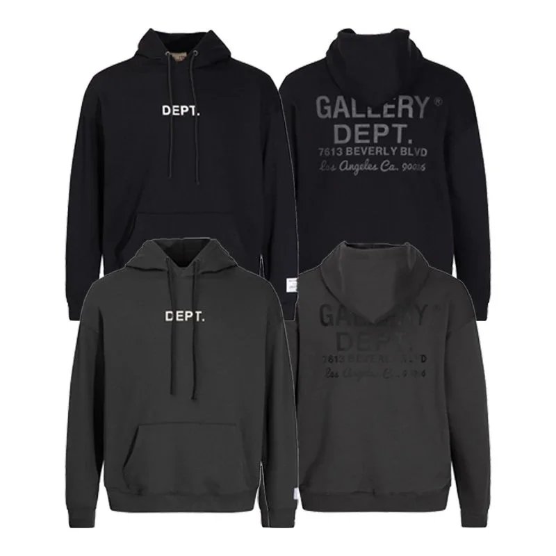 Gallery Dept. Dept. de la Galerie Pocket Long Sleeve T-Shirt Black - 4