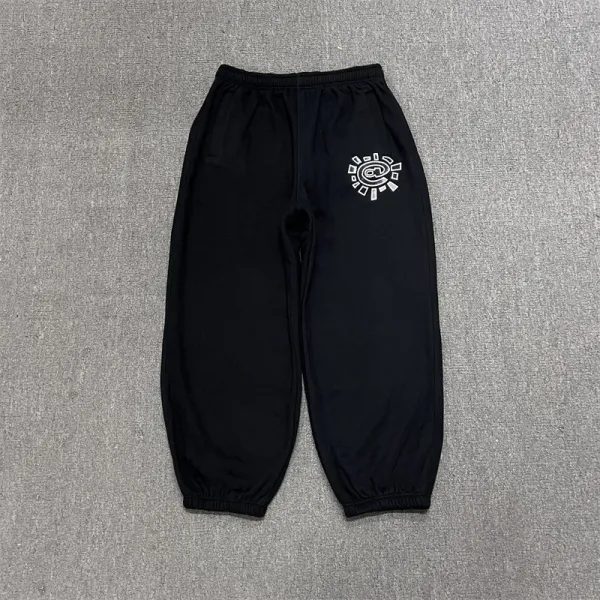 Off-White x Virgil Abloh Sun Logo Sweatpants Black - 1