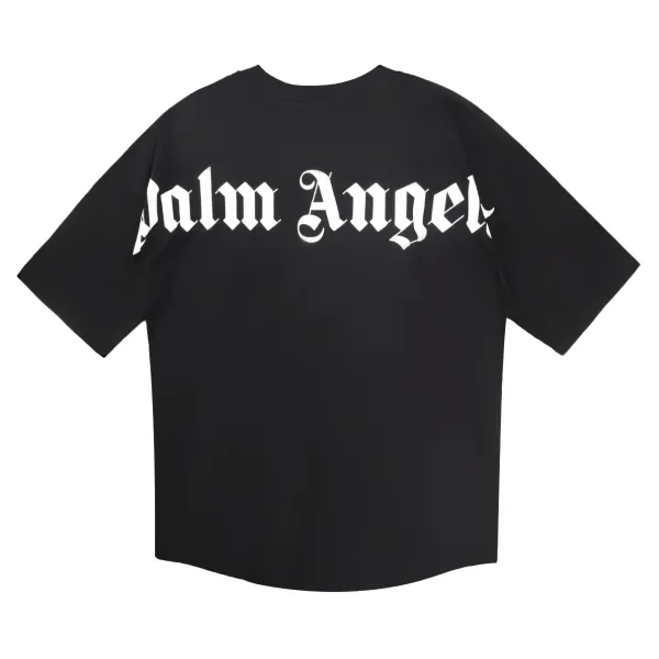 Palm Angels Palms L.A. Arch Logo Black T-Shirt - 17