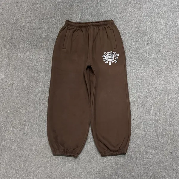 Off-White™ Sunburst Logo Sweatpants Brown - 38