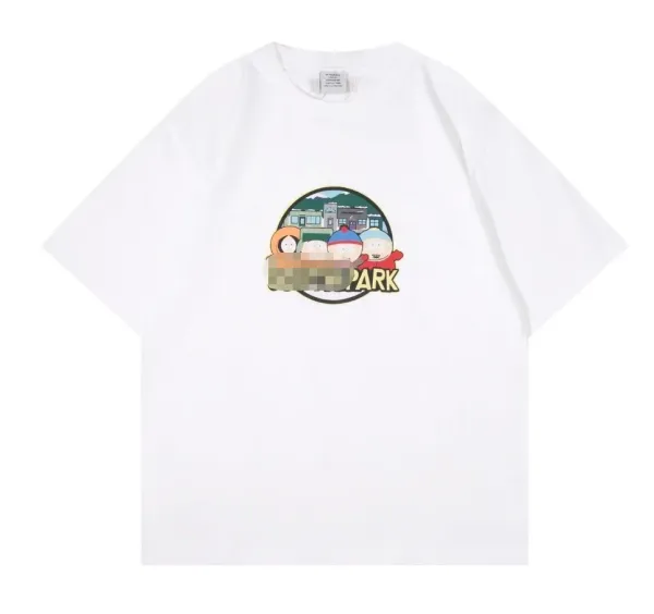 South Park x Unspecified Collaborator Graphic Print White T-Shirt - 1