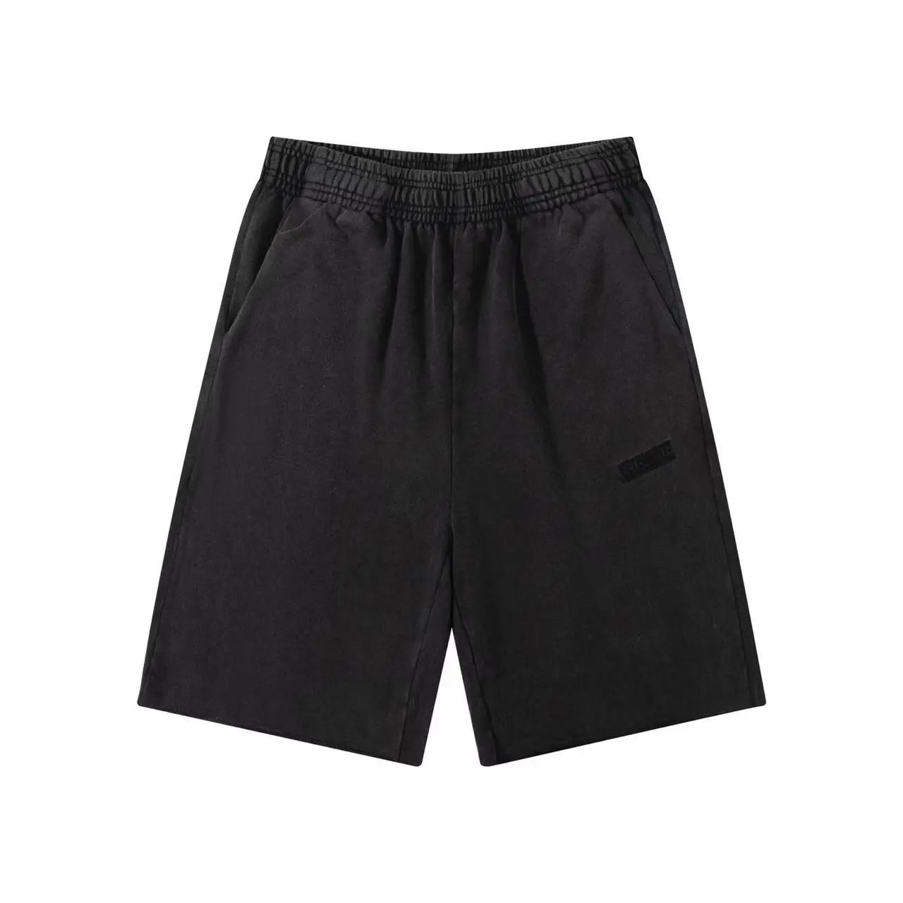 Off-White Smiley Graphic Shorts Black - 3