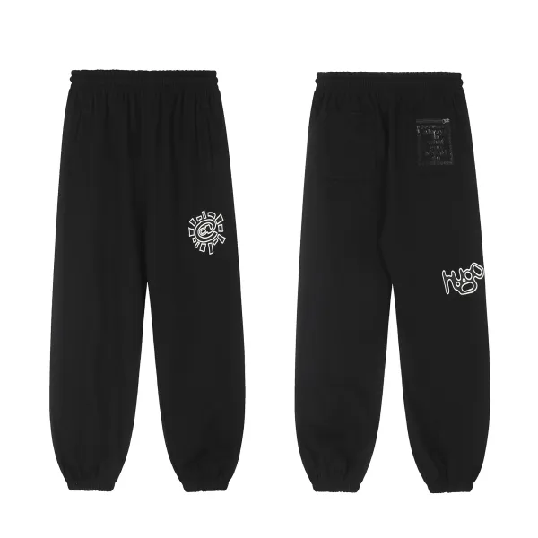 Hugo Boss x @ Symbol Sun Motif Black Sweatpants - 1