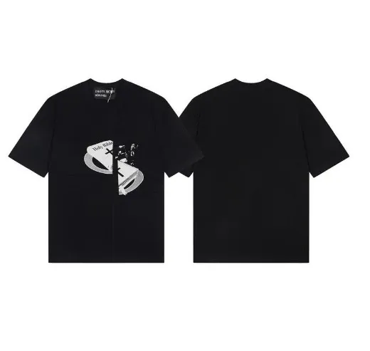 Maison Margiela Tabi Split-Toe Graphic T-Shirt Black - 1