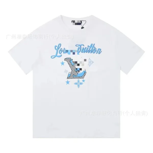 Louis Vuitton Graphic Print White T-Shirt - 1