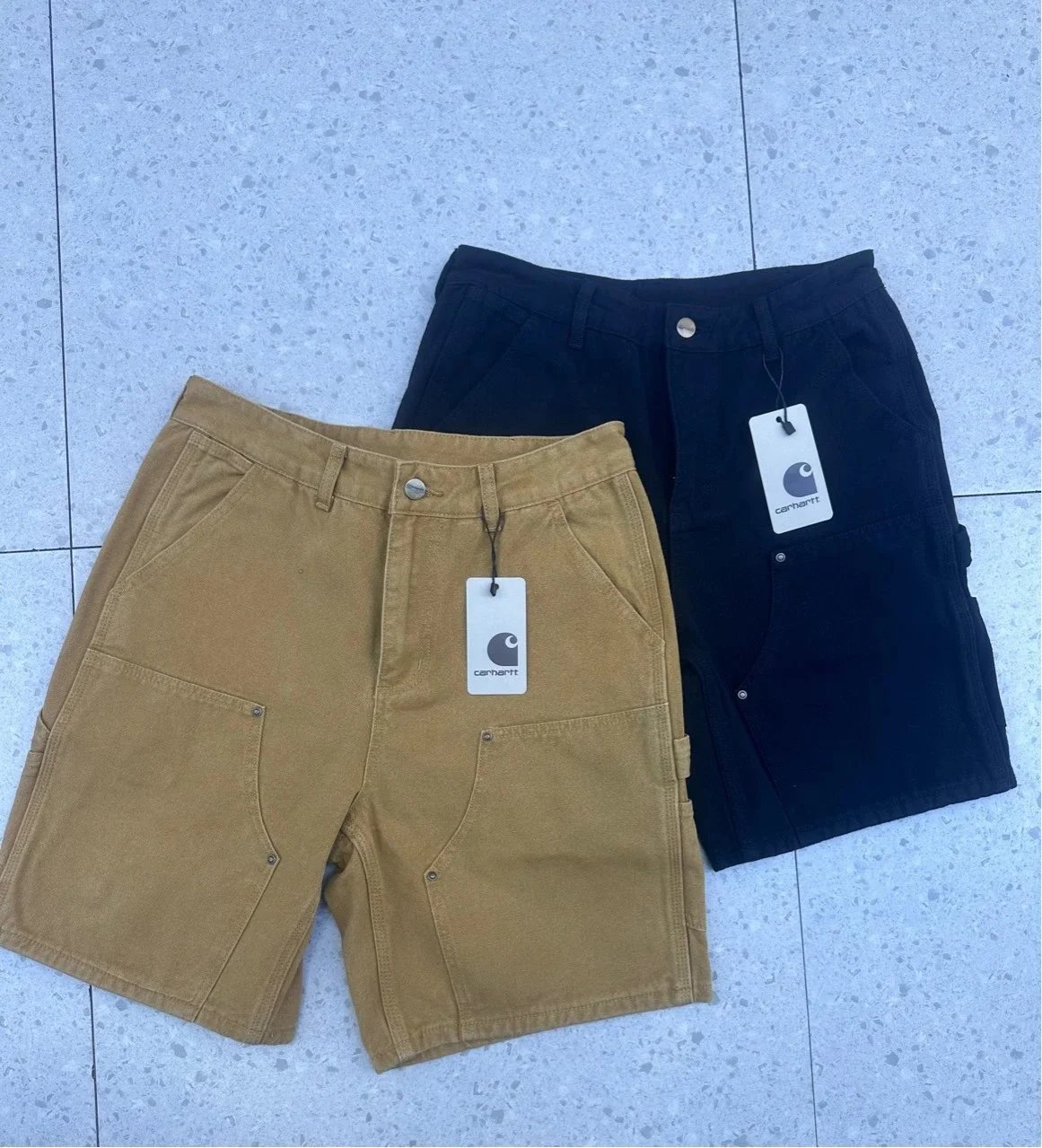 Classic Logo Multi-Pocket Denim Shorts photo 2