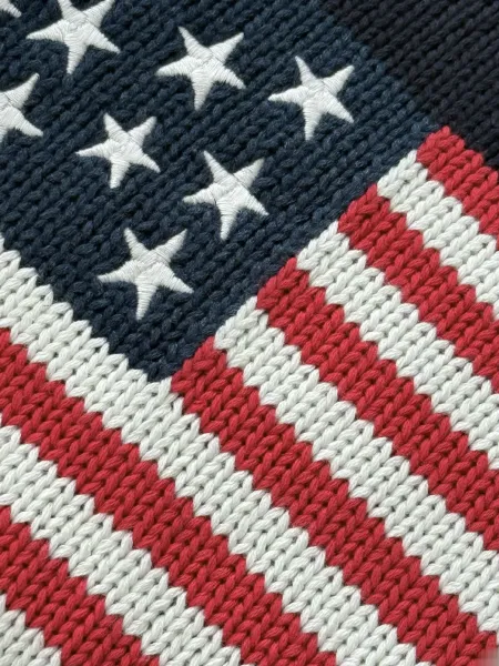 Polo Ralph Lauren American Flag Knit Sweater Navy - 10