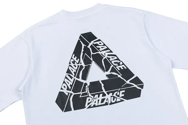 Palace Skateboards Tri-Force Logo White T-Shirt - 27
