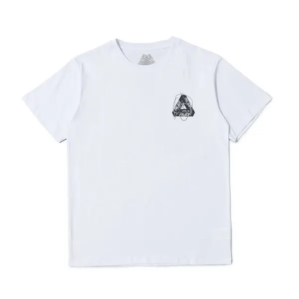 Palace Skateboards Tri-Force Logo White T-Shirt - 1
