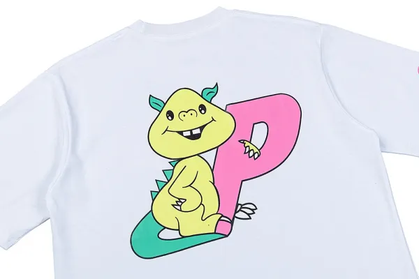 Palace Skateboards Tri-Force Logo White T-Shirt - 23