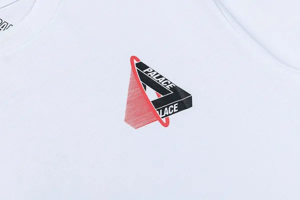 Palace Skateboards Tri-Force Logo White T-Shirt - 35
