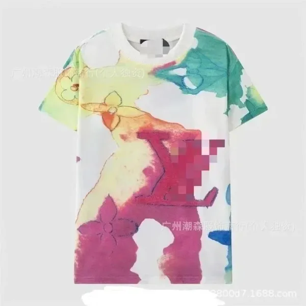 Louis Vuitton Monogram Flower Print Multicolor T-Shirt - 1