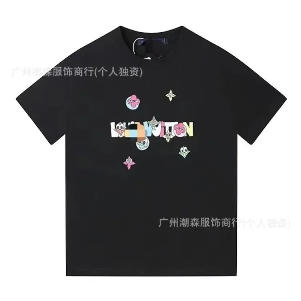 Louis Vuitton Monogram Pop T-Shirt Black - 1