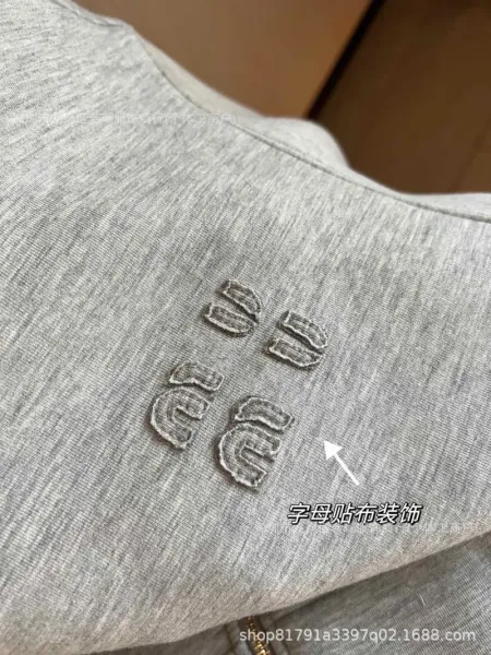 Design Oversized Zip-Up Hoodie Gray - 9