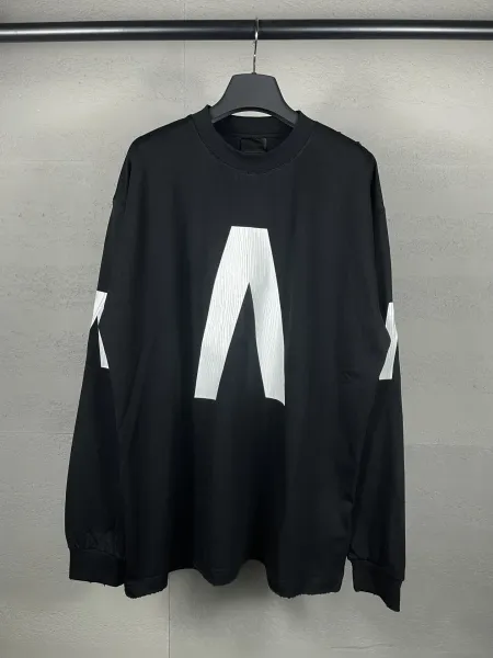 Off-White Arrow Logo Oversized Long-Sleeve T-Shirt Black - 1