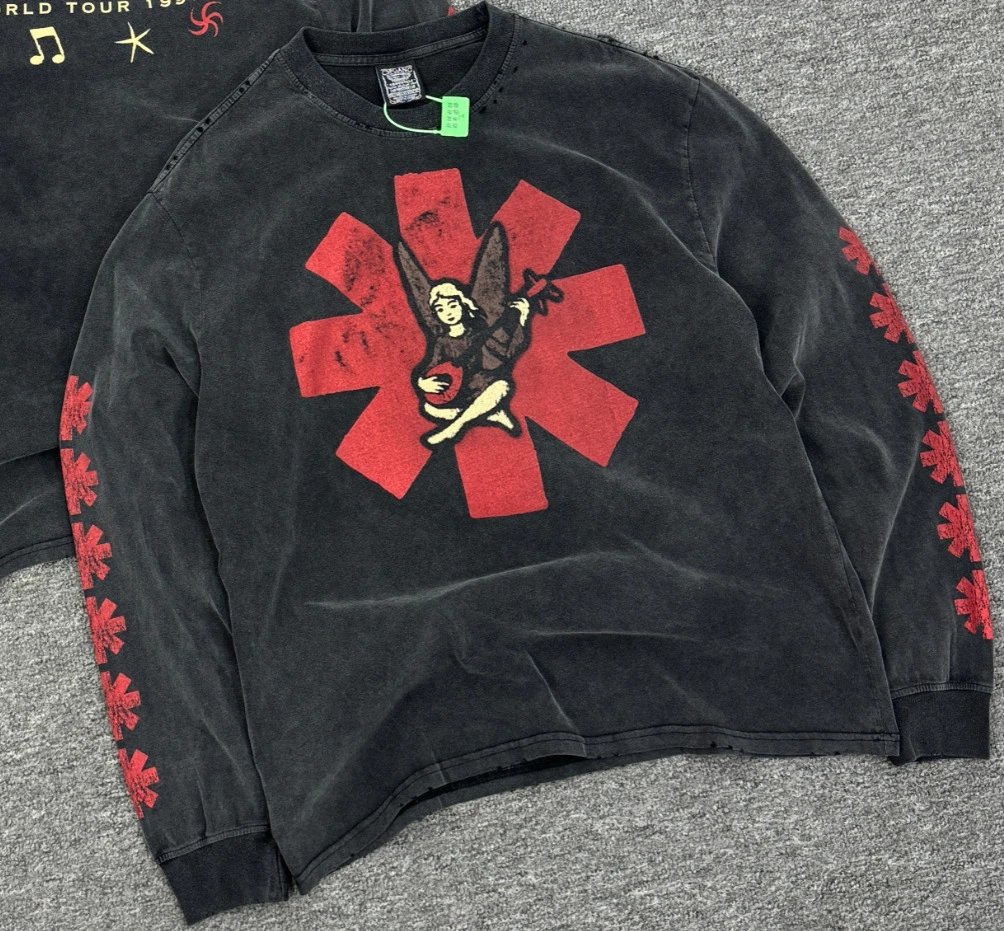 Design Red Hot Chili Peppers Tour 1991 Long Sleeve T-Shirt Black T-Shirts