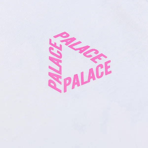 Palace Skateboards Tri-Force Logo White T-Shirt - 11