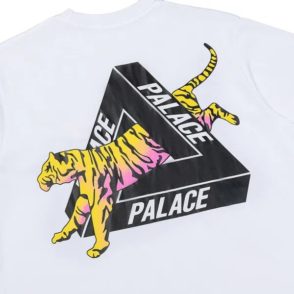 Palace Skateboards Tri-Force Logo White T-Shirt - 16