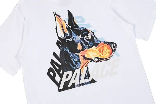 Palace Skateboards Tri-Force Logo White T-Shirt - 46