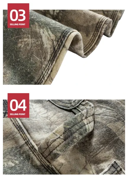 Design Mijko Camo Print Wide-Leg Pants Multicolor Pants - 29