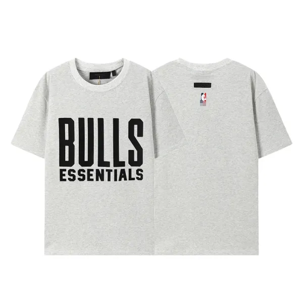 Fear of God Essentials Bulls Essentials Gray T-Shirt - 1