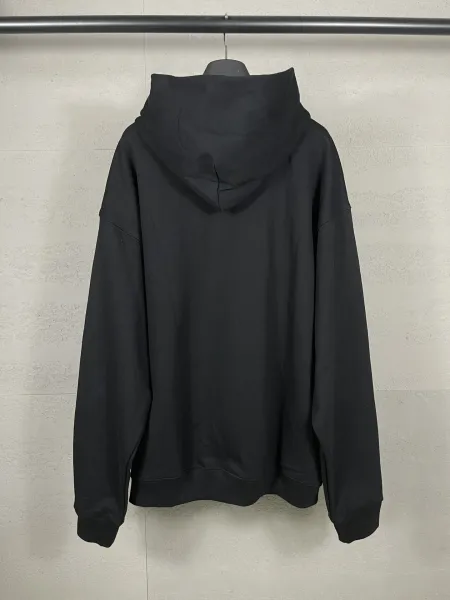 Aleenciag Distressed Logo Hoodie Black/White/Gray/Purple/Navy - 60
