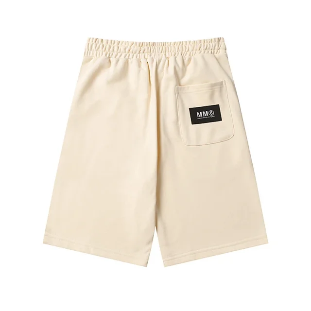 Maison Margiela Shorts Elastic-Waist Numeric Logo Graphic product detail image 11