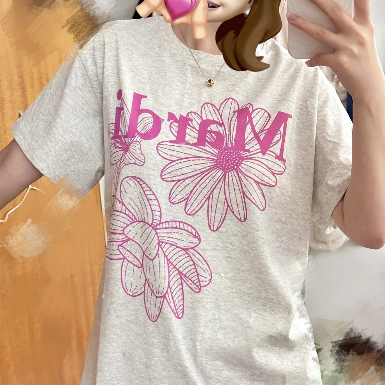 003三朵花燕麦玫红