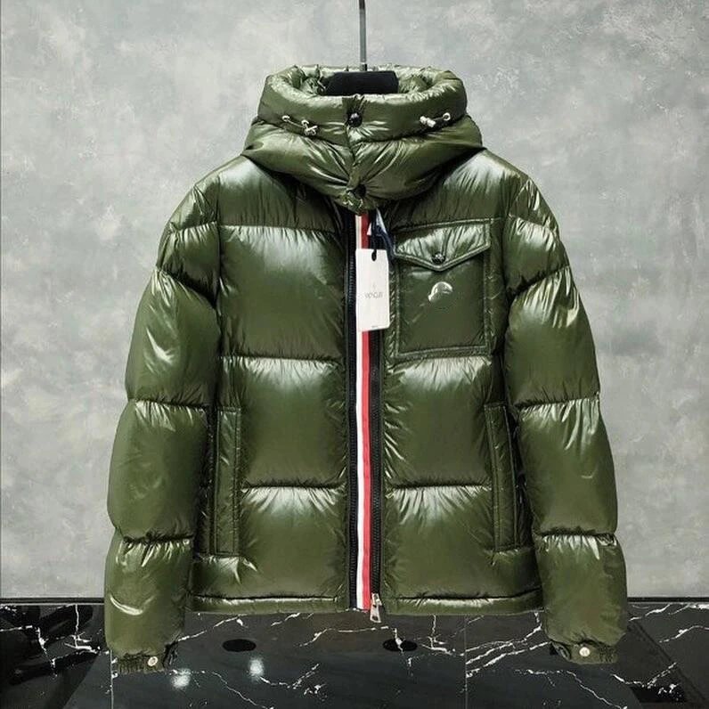 Army Green with Colorful Stripes