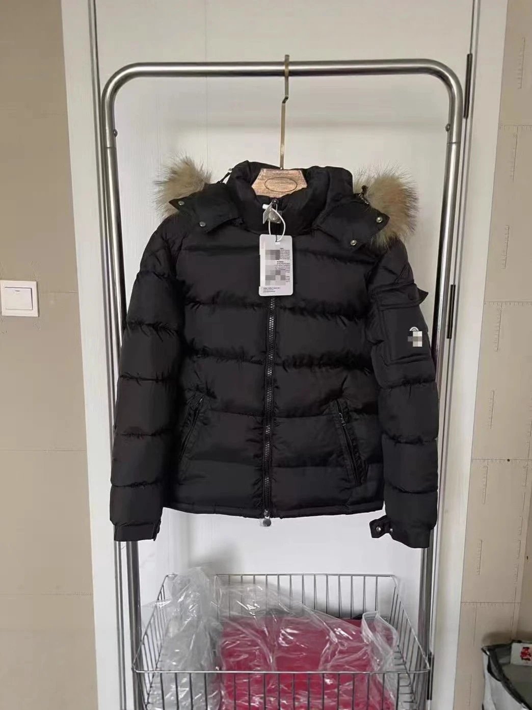 M Family Black Style with Fur Collar