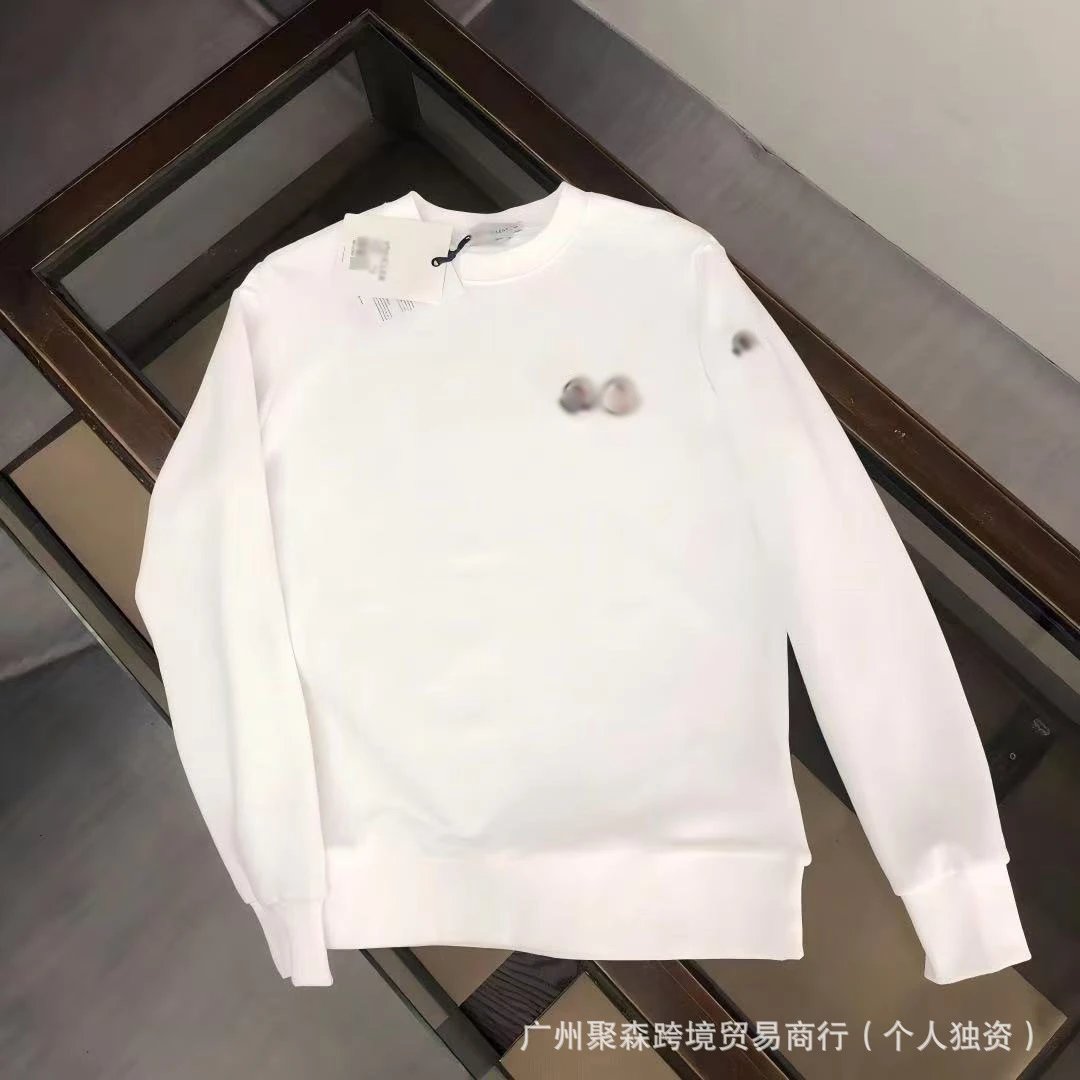 White Hoodie with Dual Logo