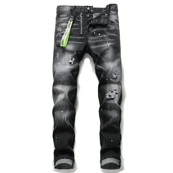 Louis Vuitton Monogram Dye Jeans Tie-Dye Black White Denim - 18