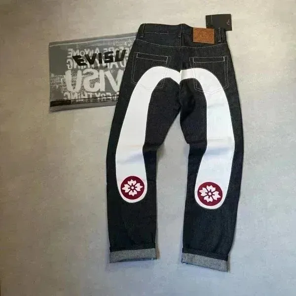 Evisu x Sakura Motif Denim Jeans - 1