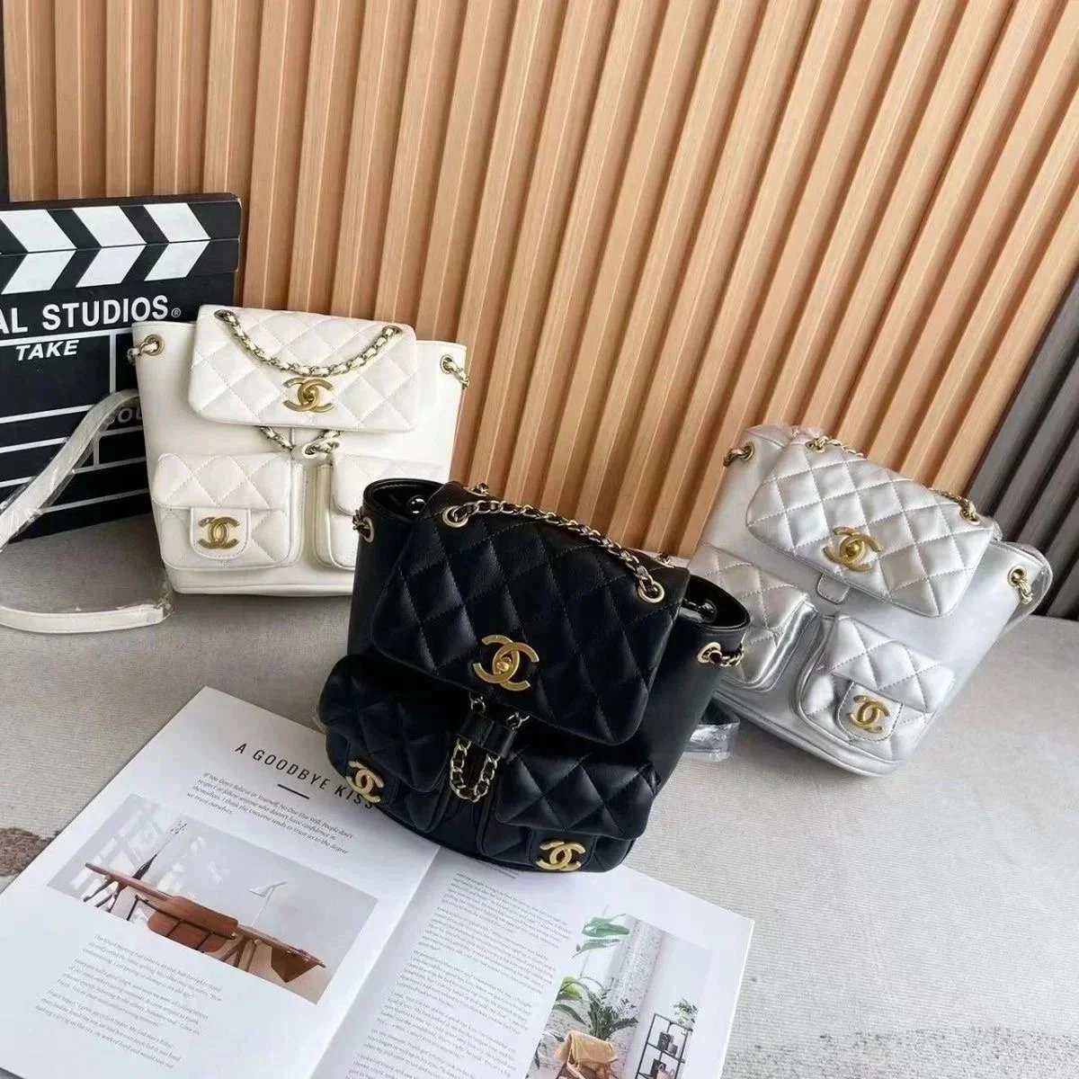 Chanel Quilted Chain Strap Backpack product photo 4