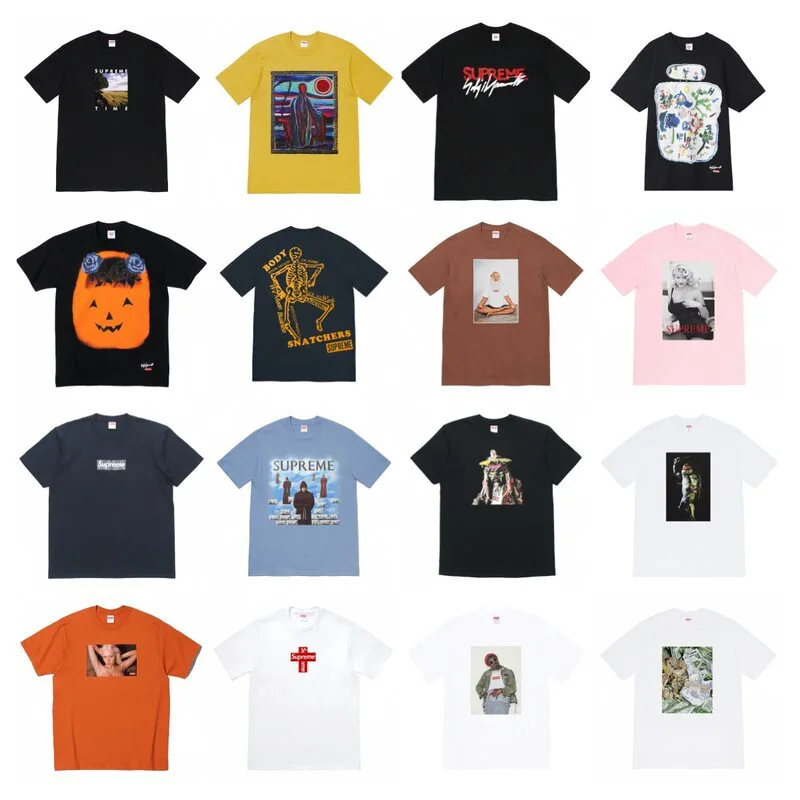 Supreme Camiseta - 40 Estilos