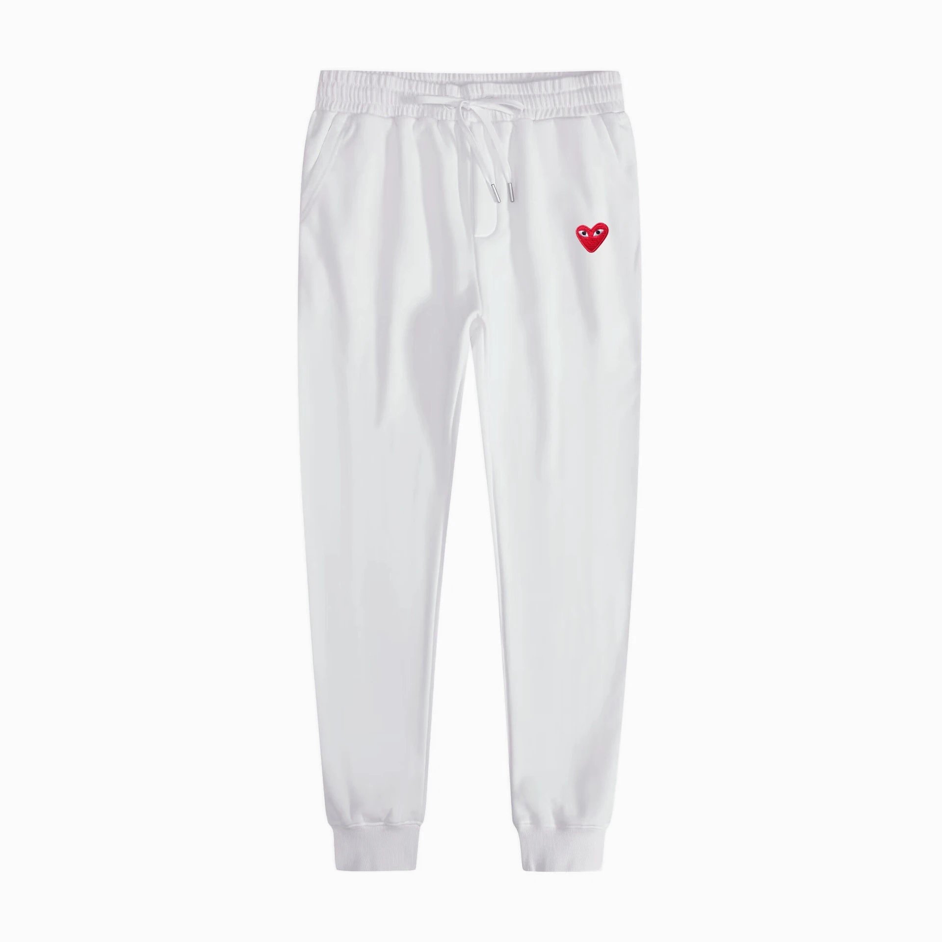 White pants with red eyes