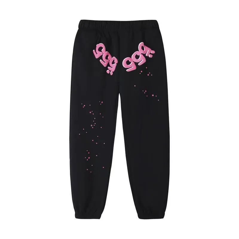 Black Pink Pants