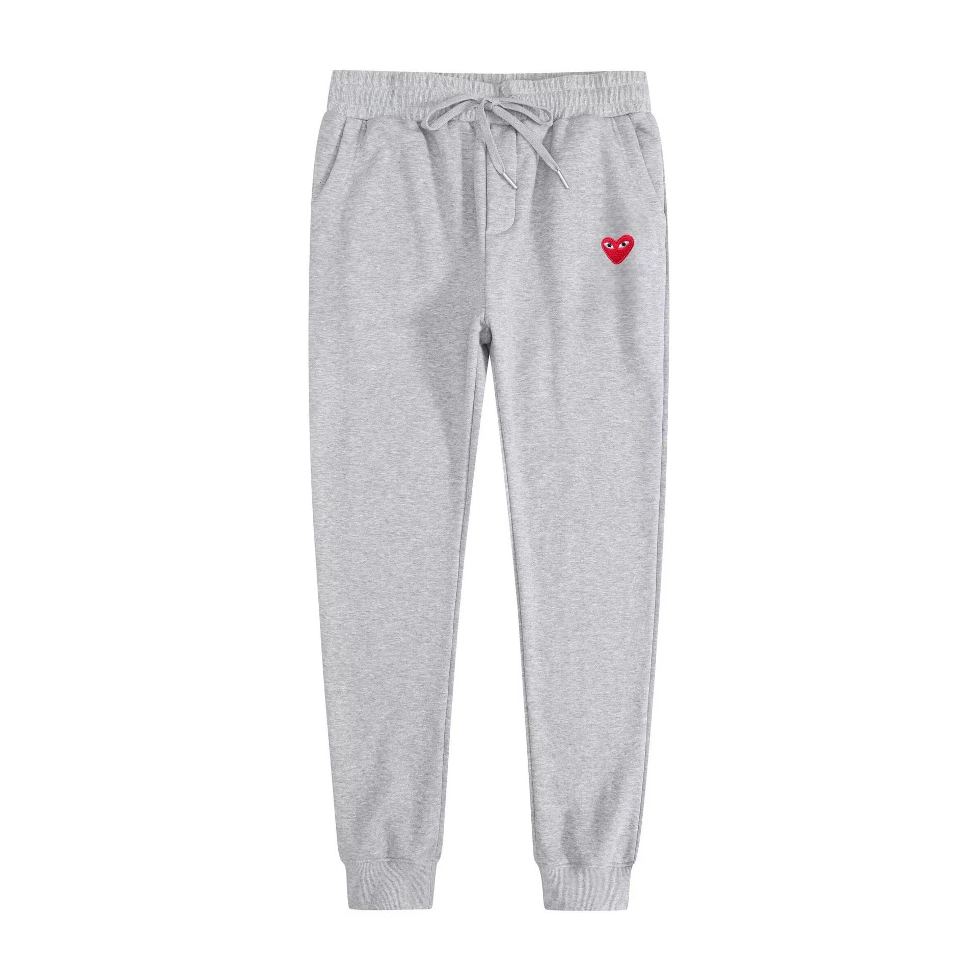 Pants gray red eye