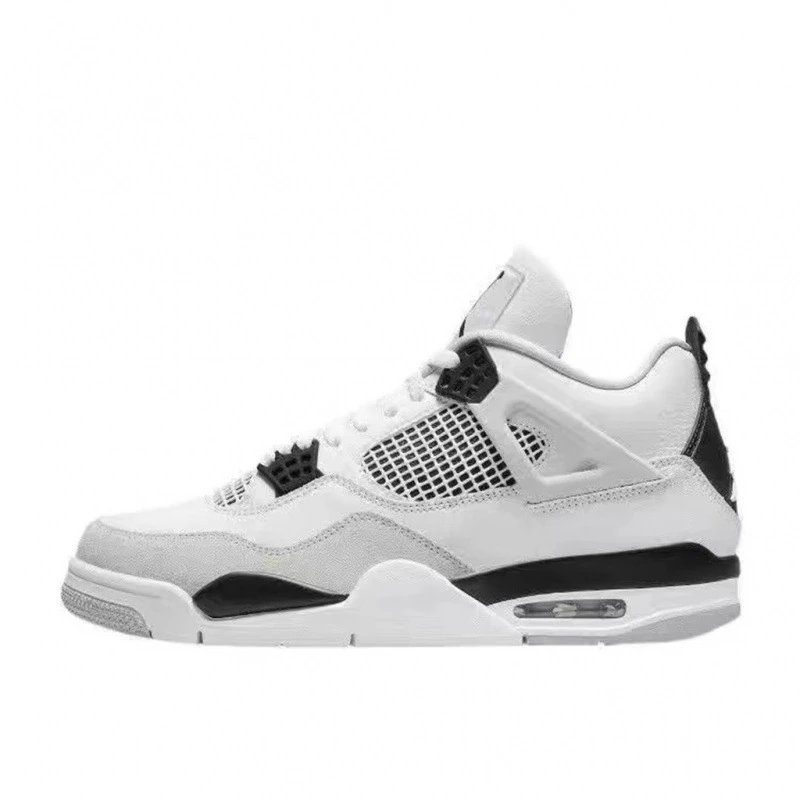 AJ4 Air Cushion Basketball Sneakers for Men and Women - Casual Outdoor Breathable Unisex Trendy Shoes