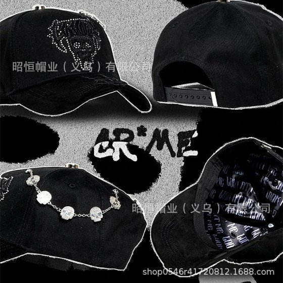 New York Barbas Hats Hip Hop Sun Protection Adjustable NFC Chip Baseball Cap