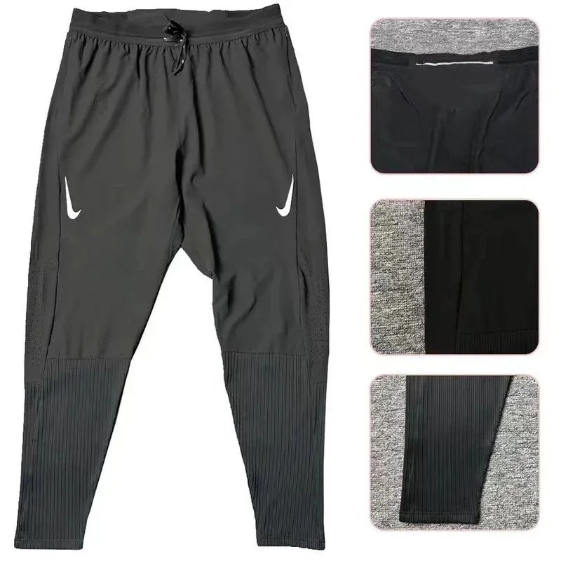 LQH08- Track and Field Sports Speed Drying Pants, Threaded Tight Pants, Breathable Zipper, High Elasticity Sports Pants, Training Reflective Running Pants, Whatsapp+86 182 5902 4114 (Non quality issues, non refundable and non exchangeable)